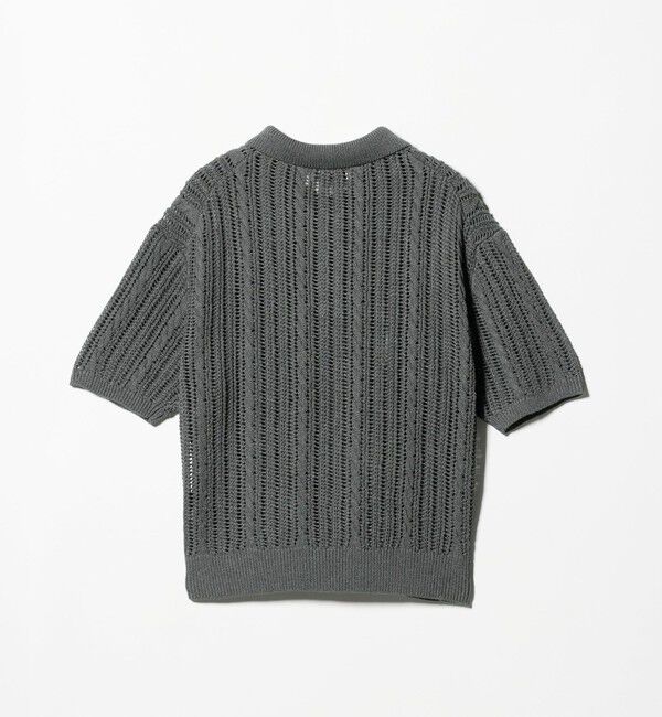 BEAUTY&YOUTH UNITED ARROWS「コットンメッシュ ケーブル ポロシャツ」|ニット・セーター|