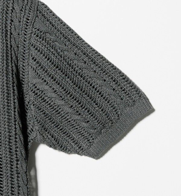 BEAUTY&YOUTH UNITED ARROWS「コットンメッシュ ケーブル ポロシャツ」|ニット・セーター|