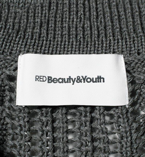 BEAUTY&YOUTH UNITED ARROWS「コットンメッシュ ケーブル ポロシャツ」|ニット・セーター|