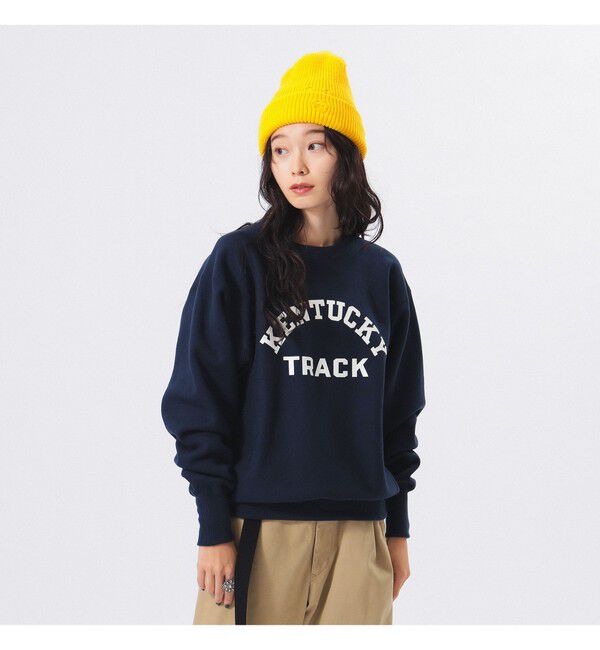 BEAMSBOY「Champion / ロゴ リバースウィーブ(R) クルーネック スウェットシャツ」|スウェット・ジャージ|NAVY