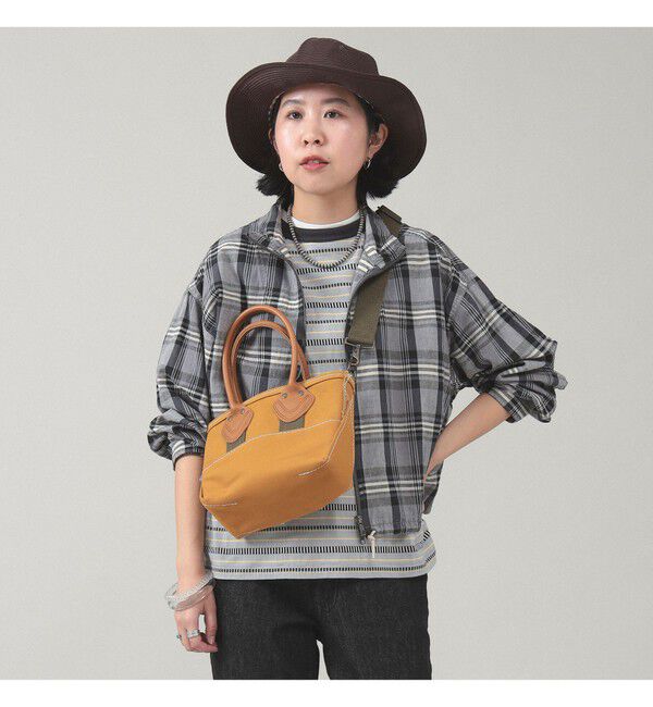 BEAMSBOY「【別注】L.L.Bean / Deep Bottom Leather Handle Zip Tote Mini」|その他|