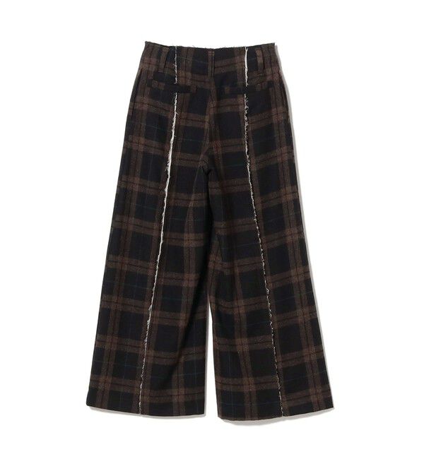 BEAMSBOY「リサイクルウール カットオフ スラックス」|スラックス|