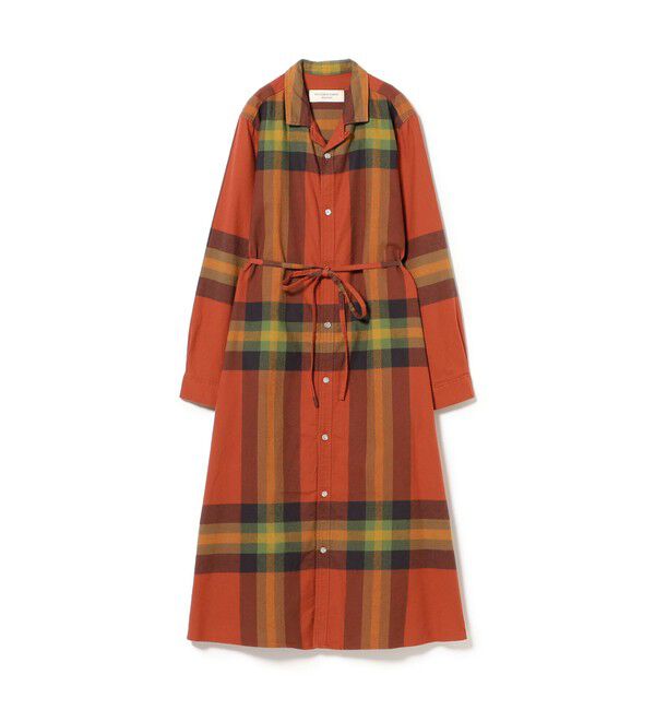 BEAMSBOY「ビッグ タータン ワンピース」|ワンピース|