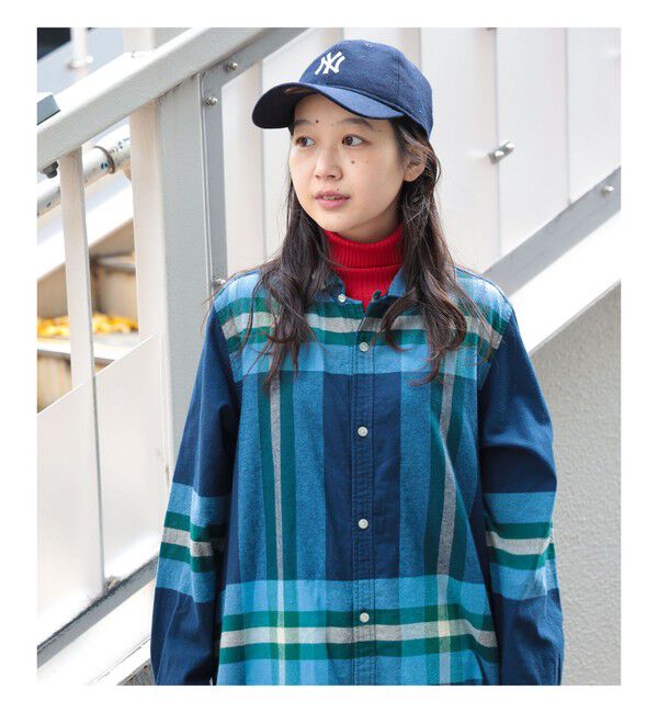 BEAMSBOY「ビッグ タータン ワンピース」|ワンピース|