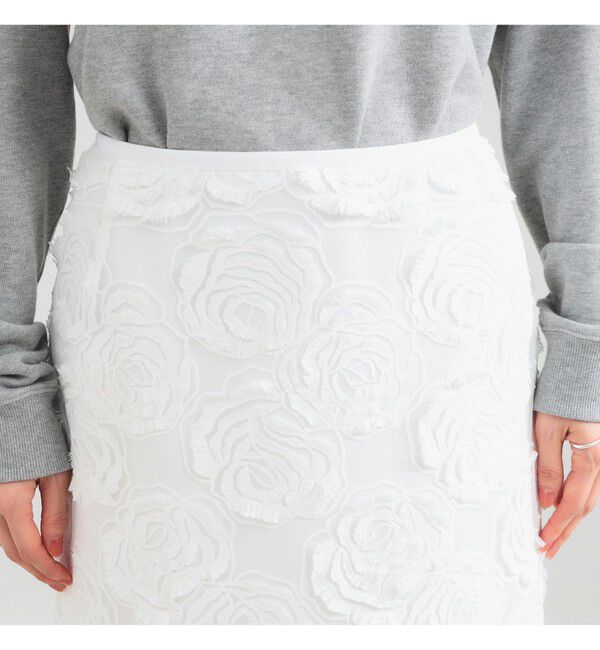 Demi-Luxe BEAMS 「スカラレース タイトスカート」|スカート|