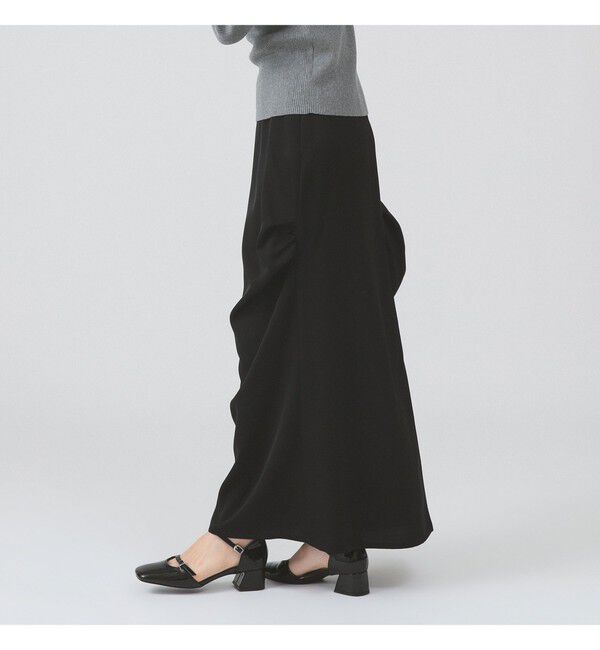 Ray BEAMS 「サテン ドレープ スカート」|スカート|