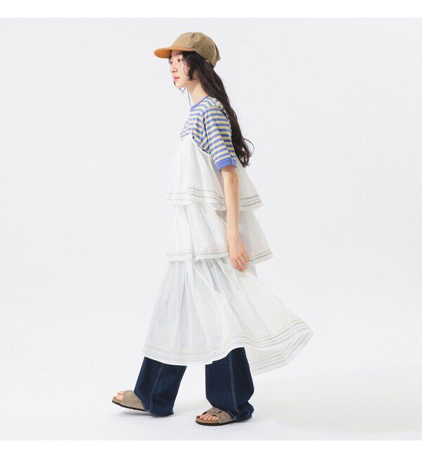 BEAMSBOY「【別注】trepied / キャミワンピース」|ワンピース|WHITE