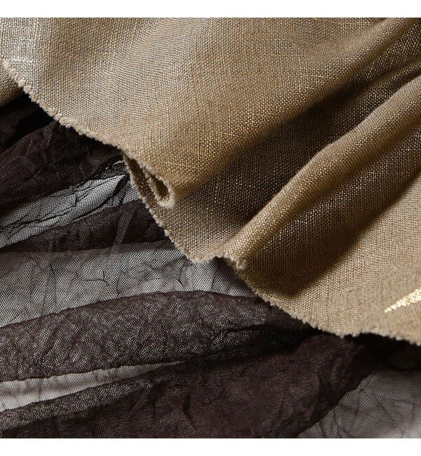 BEAMSBOY「maturely / リネンフリル アンド チュール キャミソール」|シャツ・ブラウス|