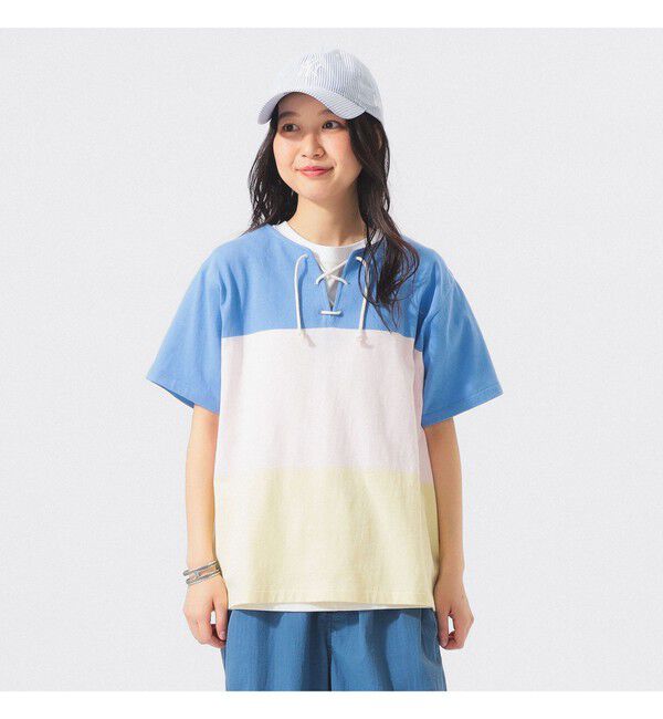 BEAMSBOY「ワイド ボーダー ショートスリーブ」|Tシャツ・カットソー|