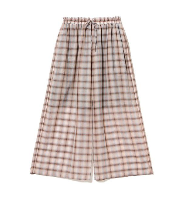 BEAMSBOY「maturely / ボイル チェック ワイド イージー」|チノ|