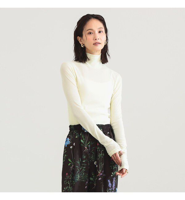 Demi-Luxe BEAMS 「強撚 フライス タートルネック プルオーバー」|Tシャツ・カットソー|