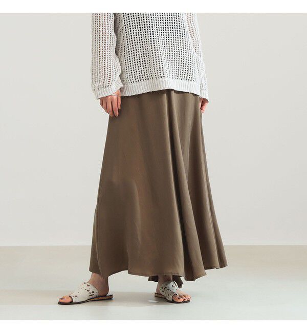 Demi-Luxe BEAMS 「フィブリル フレアスカート」|スカート|