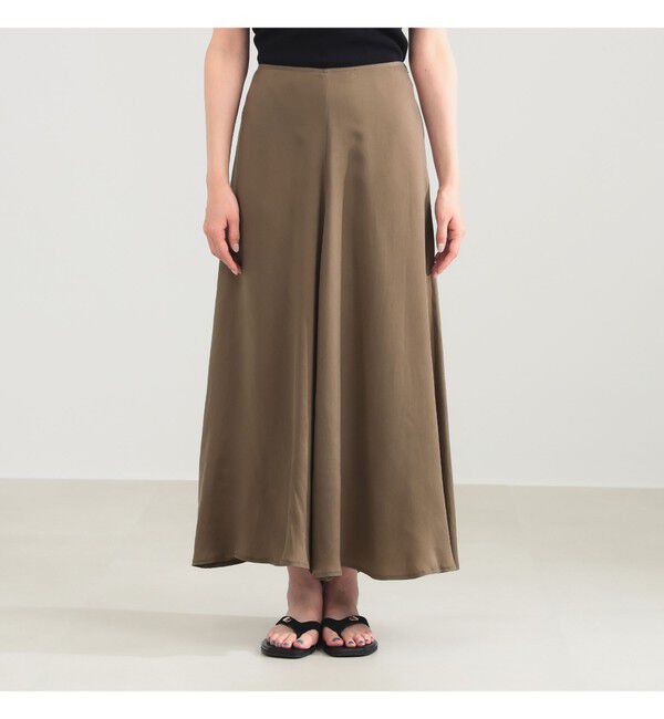 Demi-Luxe BEAMS 「フィブリル フレアスカート」|スカート|