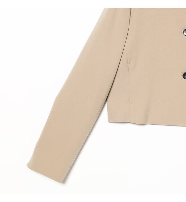 Demi-Luxe BEAMS 「クロップド クルーネック ジャケット」|ダッフルコート|