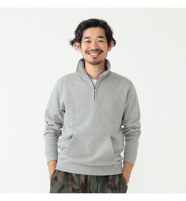 BEAMS PLUS「BEAMS PLUS / Sweat Half Zip」|スウェット・ジャージ|
