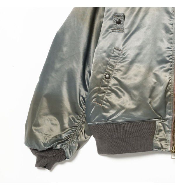 BEAMS「ワイドショートフィット B-15タイプ フライトジャケット」|ブルゾン・スタジャン|