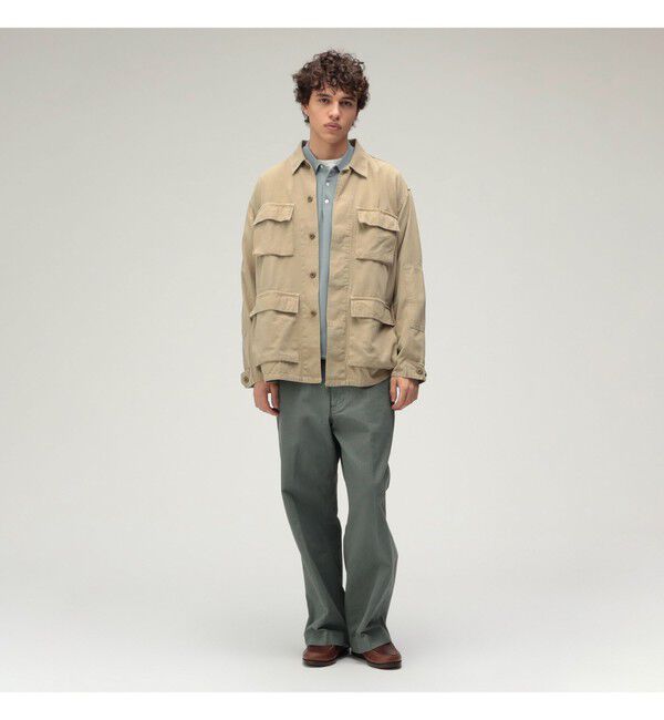 BEAMS PLUS「【別注】REMI RELIEF / Military Shirt Jacket Cotton」|ブルゾン・スタジャン|