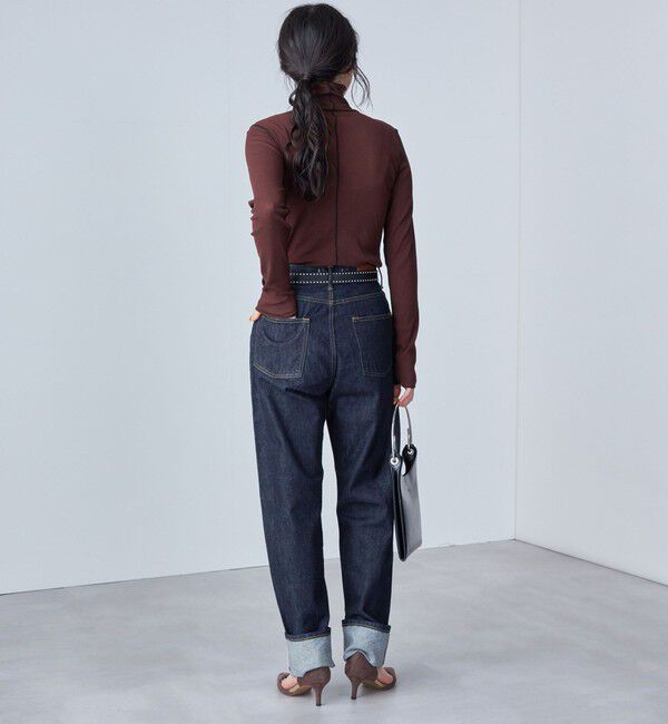 SHIPS for women「〈手洗い可能〉ドライタッチ リブ タートル」|Tシャツ・カットソー|