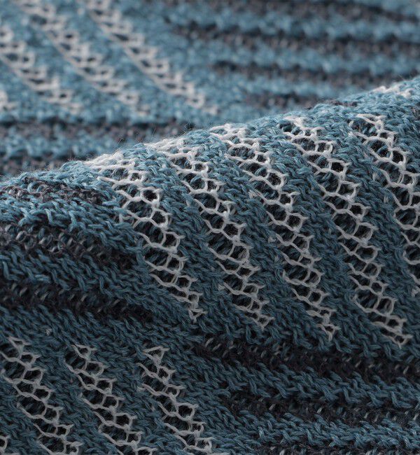 SHIPS「SHIPS: 〈手洗い可能〉ジオメトリック ジャカード カーディガン」|カーディガン|