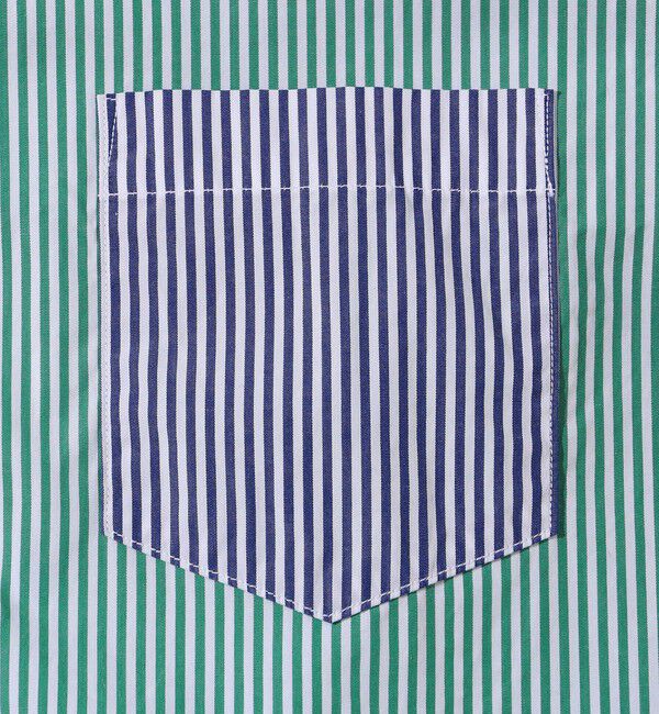 SHIPS「Southwick: Gate Label ボタンダウン ブロード ストライプ シャツ」|シャツ・ブラウス|