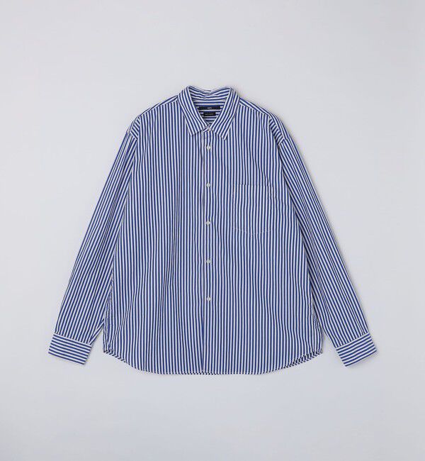 SHIPS「SHIPS: レギュラーカラー ベーシック ロングスリーブ シャツ 〈ストライプ/ギンガムチェック〉」|シャツ・ブラウス|