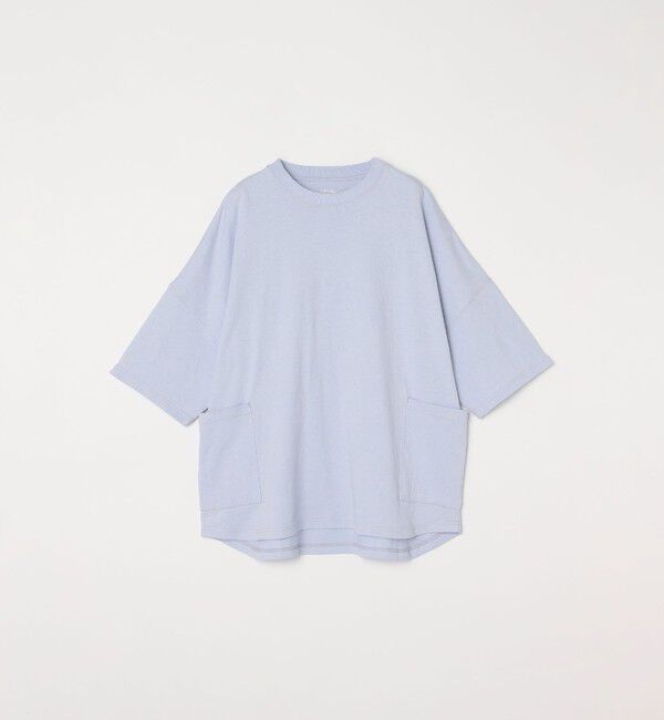 SHIPS any「SHIPS any: COTTON USA ドルマン サイド ポケット Tシャツ 24SS◇」|Tシャツ・カットソー|