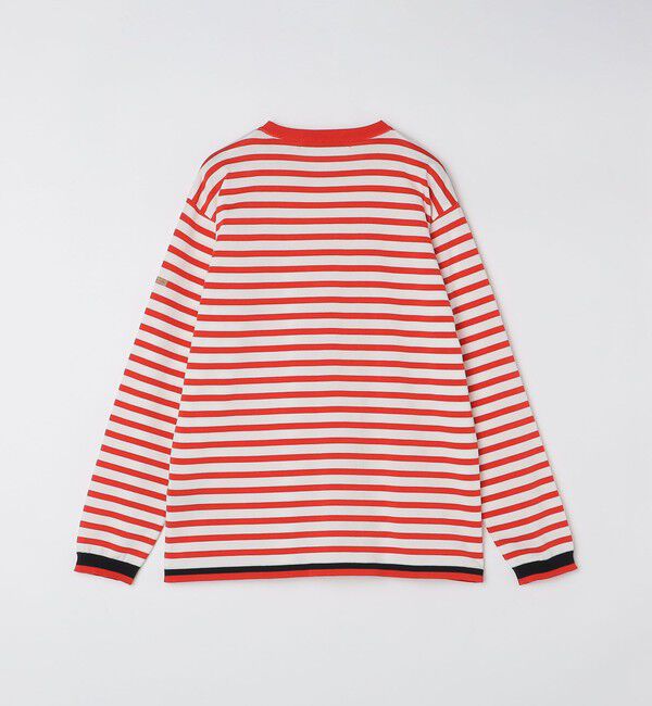 SHIPS「BATEAUX DE SHIPS: スーピマコットン 18ゲージ ボーダー クルーネック ニット」|ニット・セーター|