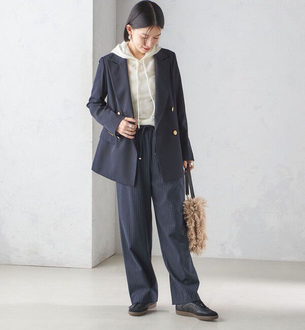 SHIPS for women「ウール ギャバ ダブル ブレザー」|テーラードジャケット|