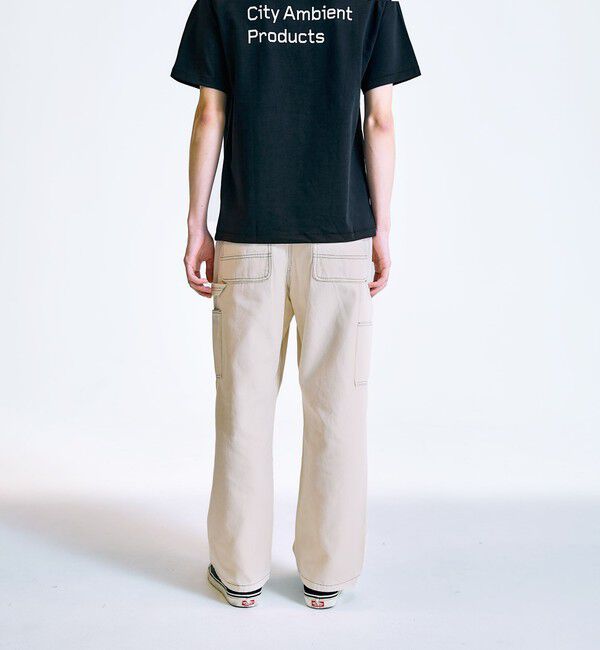 SHIPS「City Ambient Products: カラーステッチ ダブルニー ペインター パンツ」|その他|
