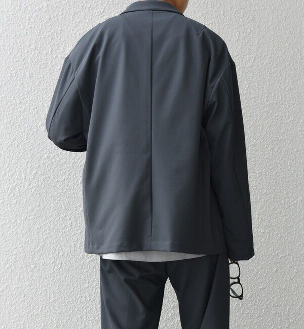 SHIPS any「SHIPS any: 〈洗濯機可能〉ストレッチ ナイロン リラックス ジャケット (セットアップ対応)◇」|テーラードジャケット|
