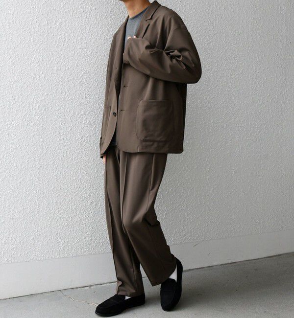 SHIPS any「SHIPS any: 〈洗濯機可能〉ストレッチ ナイロン リラックス ジャケット (セットアップ対応)◇」|テーラードジャケット|