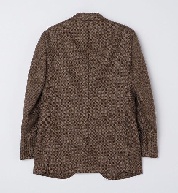 SHIPS「【SHIPS別注】CARUSO: AIDA ワイドラペル ウール シルク バスケット ジャケット」|テーラードジャケット|