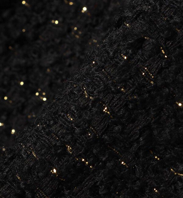 SHIPS for women「GIOLICA: ツイード ノーカラー ジャケット」|ノーカラージャケット|