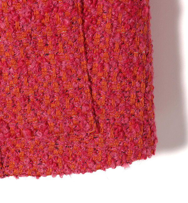 SHIPS for women「GIOLICA: ツイード ノーカラー ジャケット」|ノーカラージャケット|