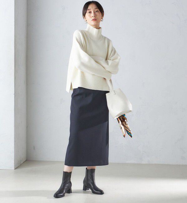 SHIPS for women「ストレッチ ツイル タイト スカート(セットアップ対応)」|スカート|