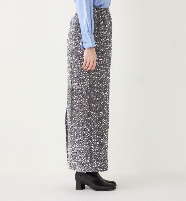 SHIPS Colors 「SHIPS Colors:〈手洗い可能〉スパンコール タイトスカート」|タイト|