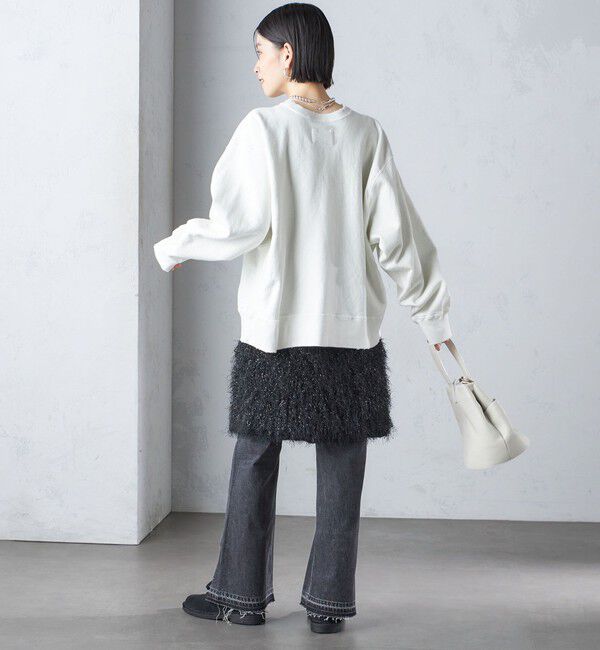 SHIPS for women「〈手洗い可能〉ラメ フリンジ ミニ スカート」|スカート|