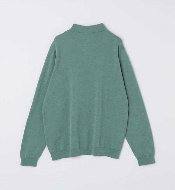 SHIPS「SHIPS:〈手洗い可能/抗菌防臭〉16ゲージ インレイ ロングスリーブ ポロニット」|ニット・セーター|