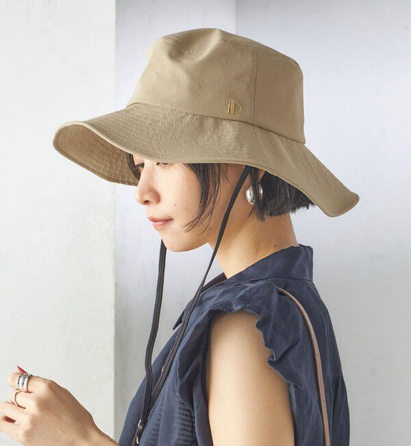 SHIPS for women「Revis.:〈UVカット/撥水〉サファリ ハット」|ハット|