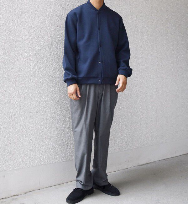 SHIPS any「SHIPS any: クリア ダンボール スナップ ボタン カーディガン (セットアップ対応)◇」|カーディガン|