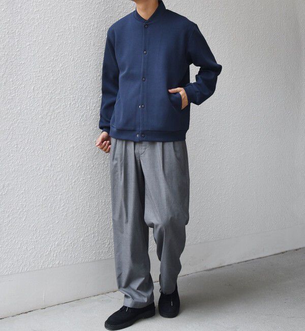 SHIPS any「SHIPS any: クリア ダンボール スナップ ボタン カーディガン (セットアップ対応)◇」|カーディガン|