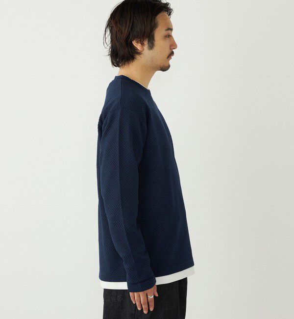 SHIPS Colors 「SHIPS Colors:リンクス フェイクレイヤード ロンT◇」|Tシャツ・カットソー|