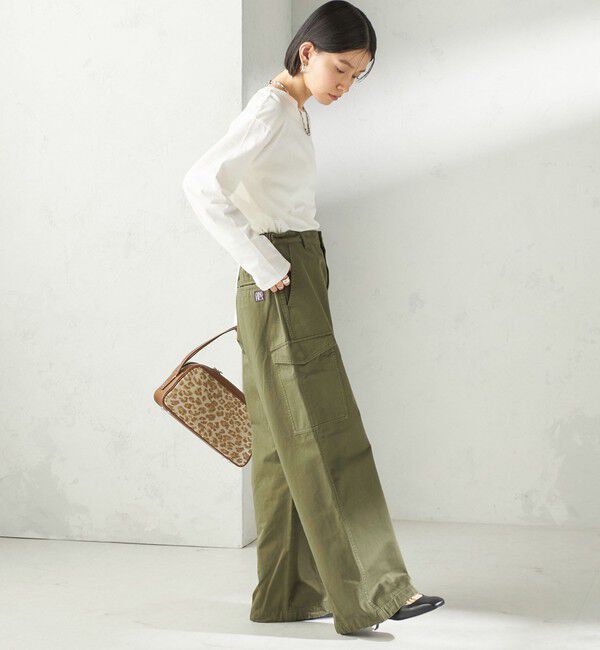 SHIPS for women「〈洗濯機可能〉オーガニックコットン ロング スリーブ TEE」|Tシャツ・カットソー|