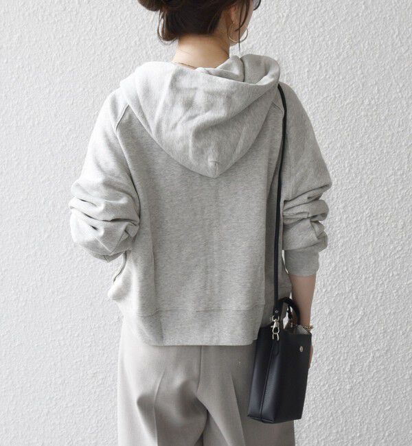 SHIPS any「SHIPS any:〈洗濯機可能〉USAコットン 裏毛 ジップ コンパクト パーカー」|パーカー|