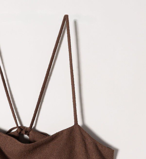 SHIPS any「SHIPS any:〈洗濯機可能〉ループヤーン イージー ギャザー サロペット」|オールインワン|