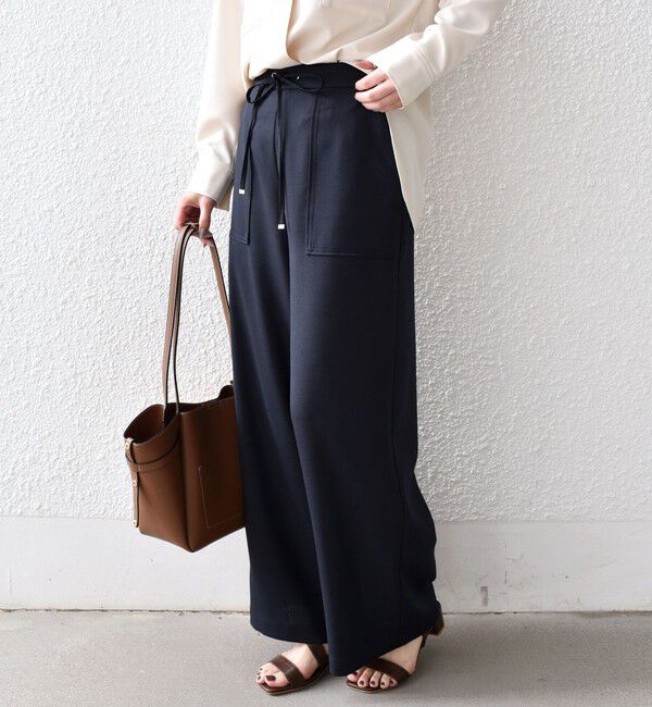 SHIPS Colors 「SHIPS Colors:〈洗濯機可能〉デラオックス ベイカー イージーパンツ2（セットアップ対応可能）◇」|その他|ネイビー