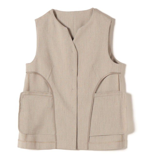 SHIPS Colors 「SHIPS Colors:〈洗濯機可能〉デラオックス スキッパー ジレ（セットアップ対応可能）◇」|ベスト・ジレ|