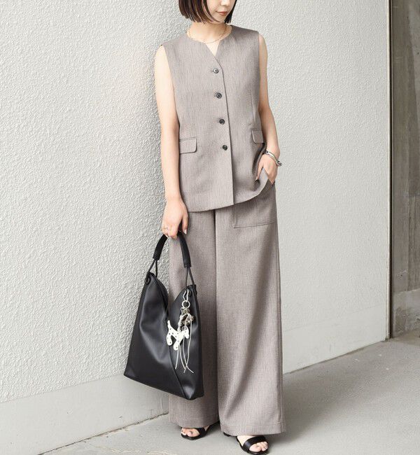 SHIPS Colors 「SHIPS Colors:〈洗濯機可能〉デラオックス スキッパー ジレ（セットアップ対応可能）◇」|ベスト・ジレ|