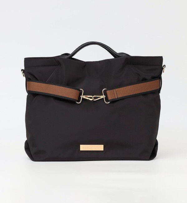 quaranciel「《予約》quaranciel: ラインベルト 2way ショルダー トート バッグ（A4対応）」|トートバッグ|