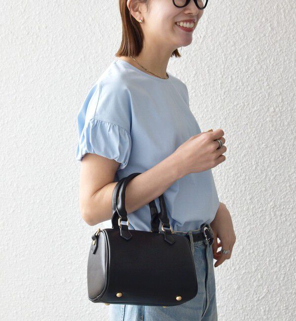 SHIPS any「《予約》SHIPS any:〈多機能/洗濯機可能〉マルチファンクション ギャザー スリーブ TEE」|Tシャツ・カットソー|